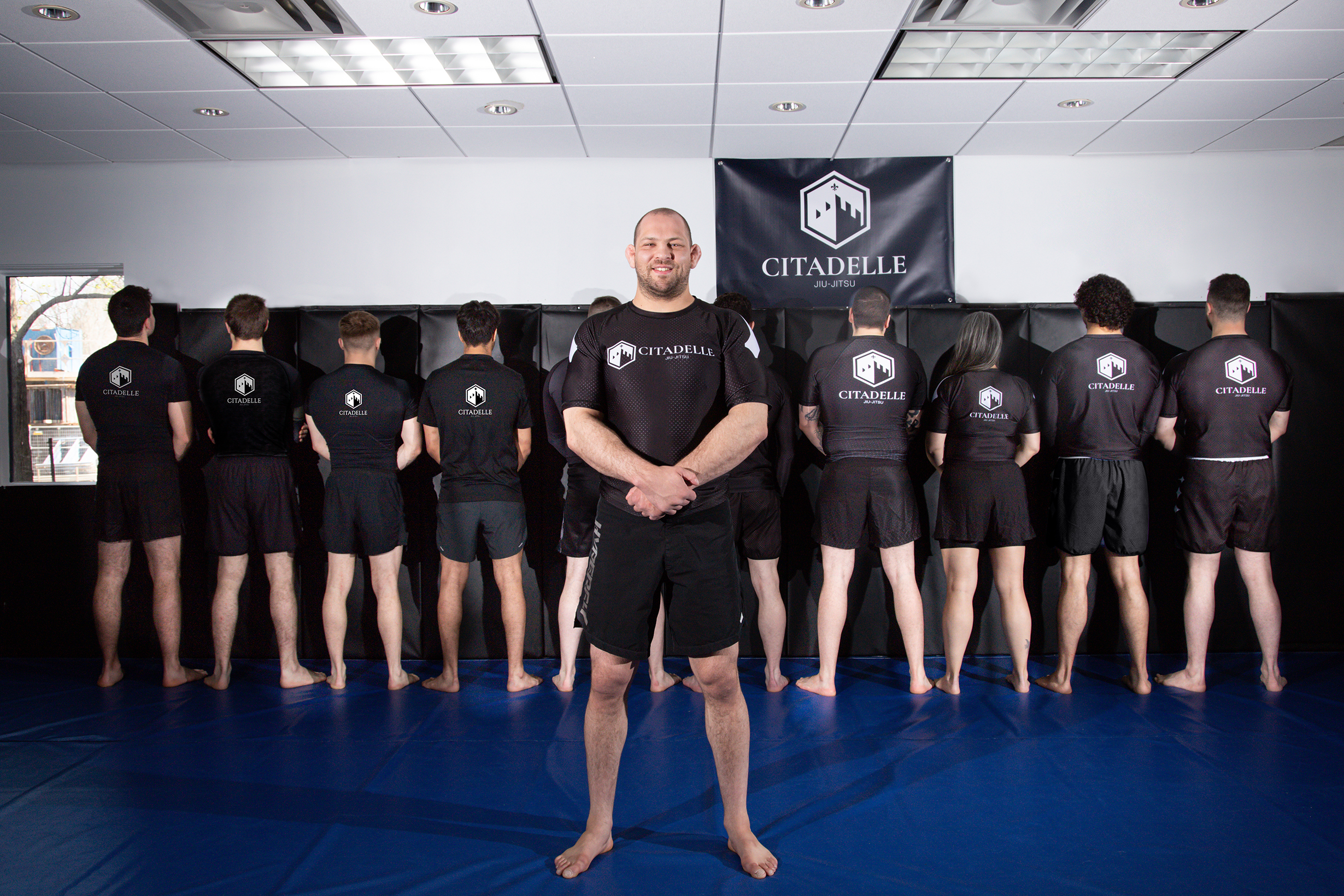 Citadelle Jiu-Jitsu — équipe au dojo